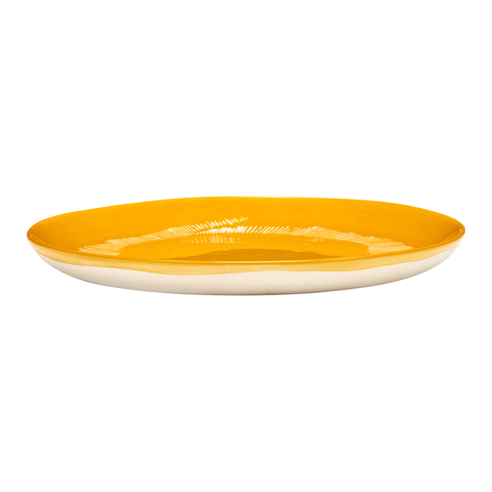 Serax Ottolenghi Feast Bord Ø 22,5 cm - Sunny Yellow Swirl