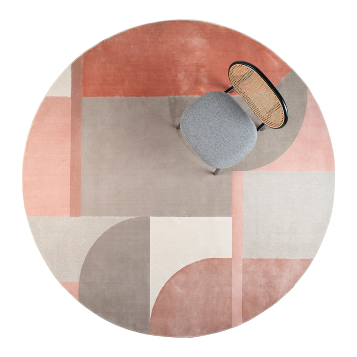 Zuiver Hilton Vloerkleed Ø 240 cm - Roze