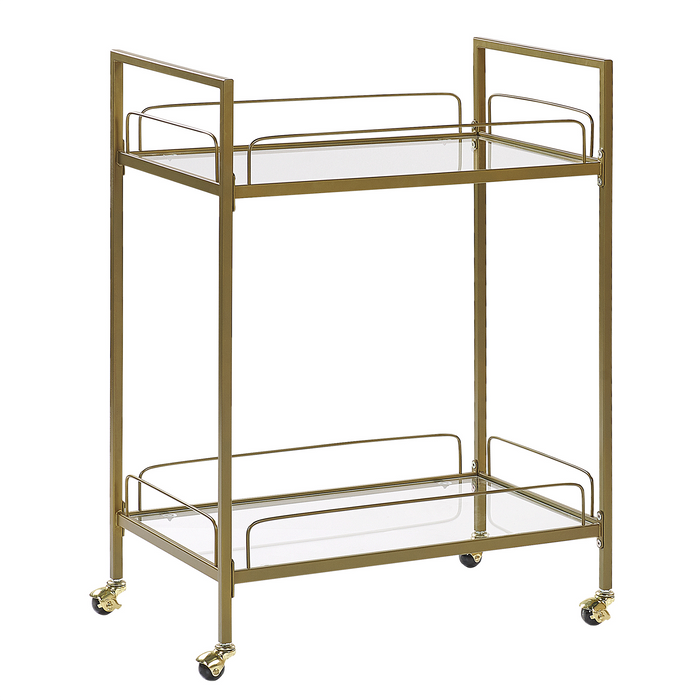 Beliani - VENETA - Keukentrolley - Goud - Metaal