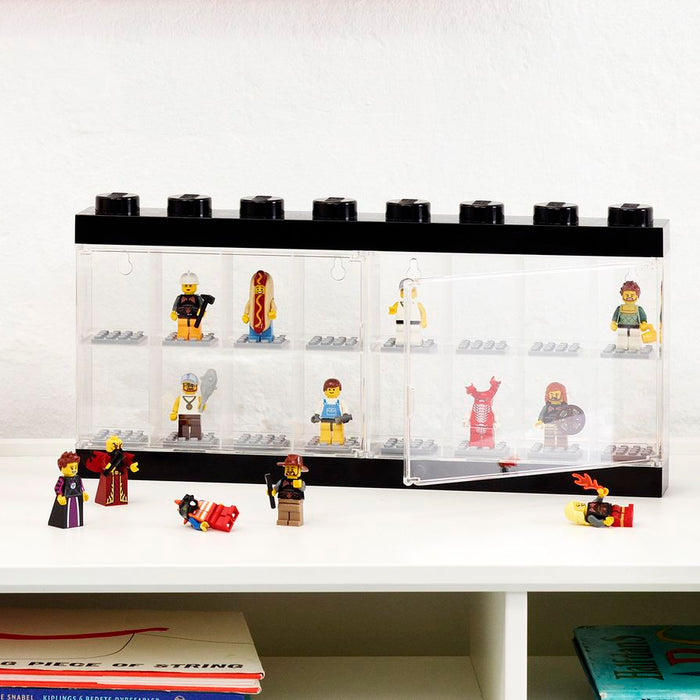 LEGO - Opbergbox Minifiguur 16, Zwart - LEGO
