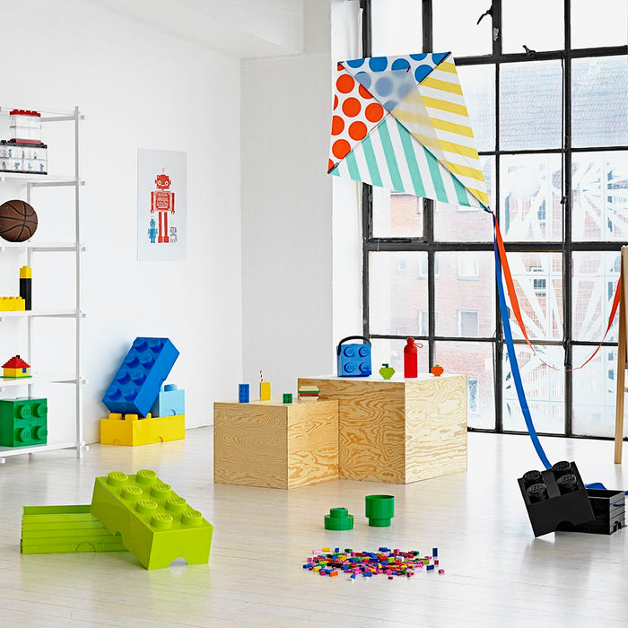 LEGO - Opbergbox Minifiguur 16, Zwart - LEGO