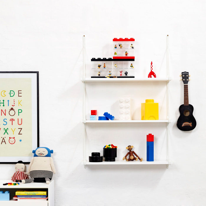 LEGO - Opbergbox Minifiguur 16, Zwart - LEGO