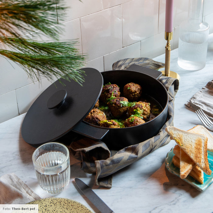 SERAX - Sergio Herman - Surface Braadpan Ø 26 cm - Zwart