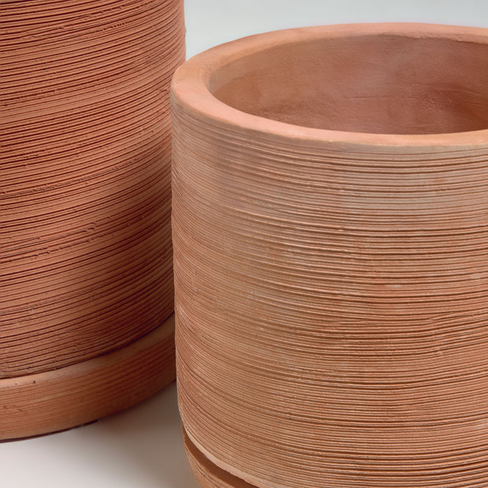 Kave Home Karlina Terracotta Bloempotten - Set van 2