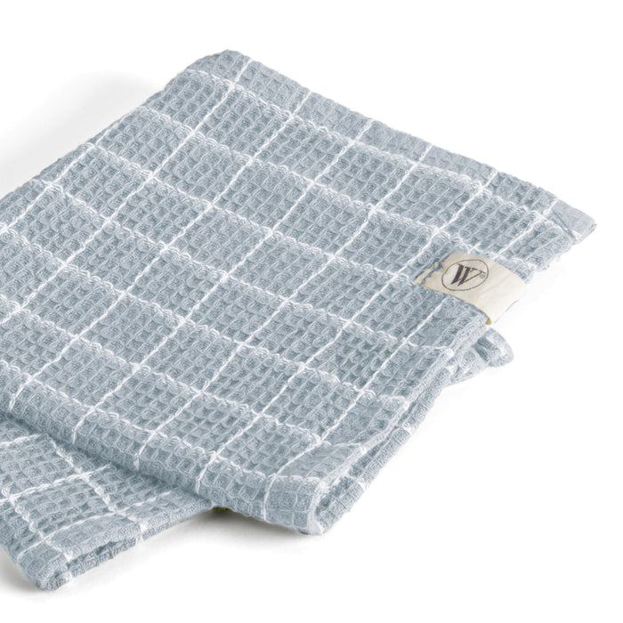 Walra Dry With Cubes Vaatdoek 30 x 30 cm - 3 st. - Jeans Blauw