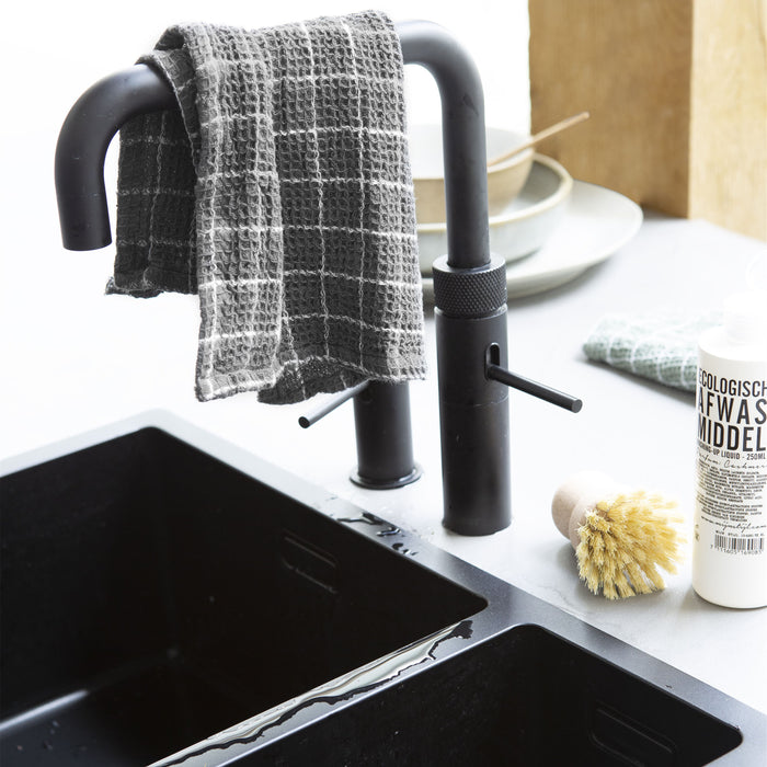 Walra Dry With Cubes Vaatdoek 30 x 30 cm - 3 st. - Off Zwart