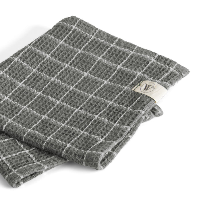 Walra Dry With Cubes Vaatdoek 30 x 30 cm - 3 st. - Off Zwart