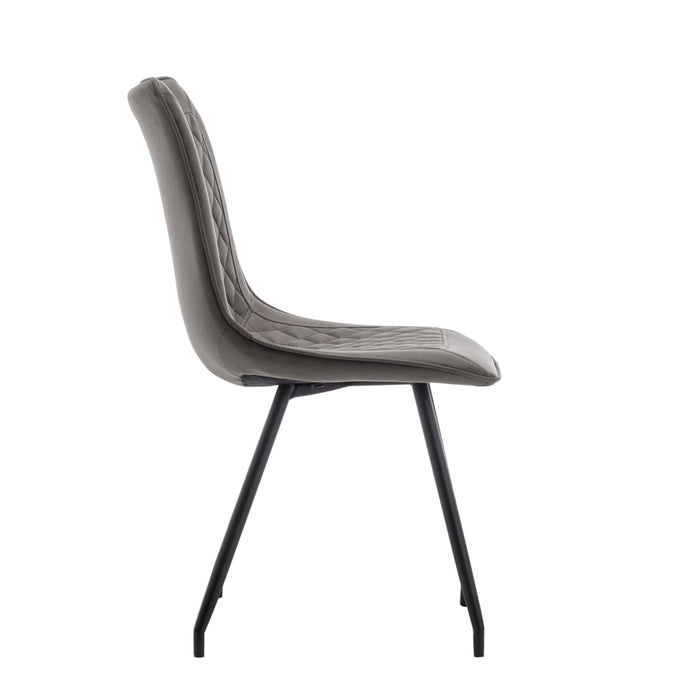 Furnihaus Eetkamerstoel Kick - Antraciet - Set van 4