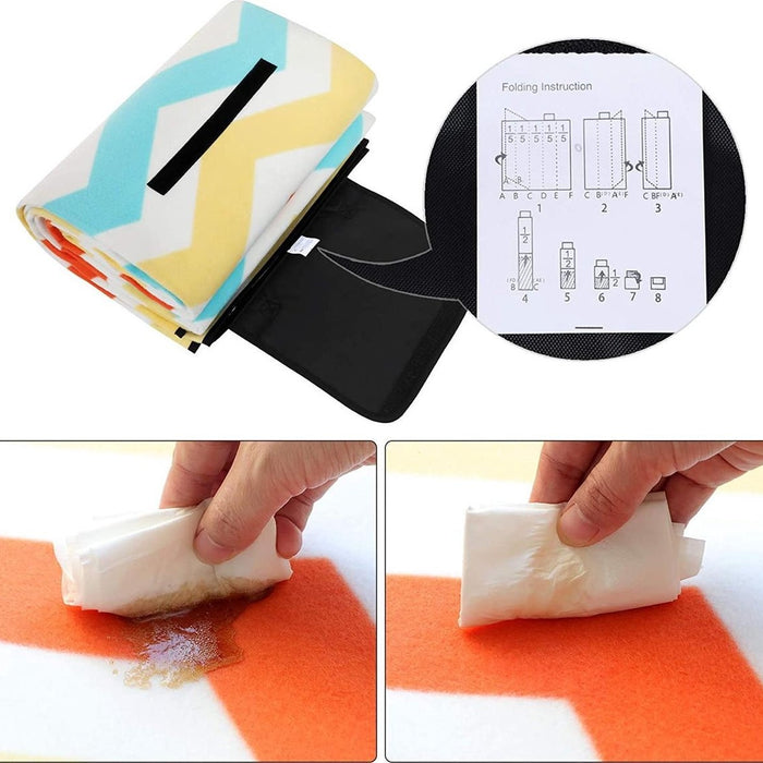 O’DADDY® Picknickkleed Waterdicht - Buitenkleed XXL - 200x200cm - Wave