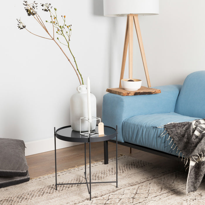 Zuiver Tripod Vloerlamp - Wit / Naturel