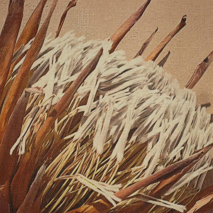 by fonQ basic Ebbe Wandkleed - Protea Bloem