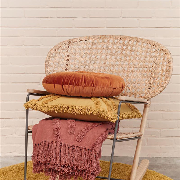 KAAT Amsterdam Nohea Sierkussen 45 x 45 cm - Okergeel