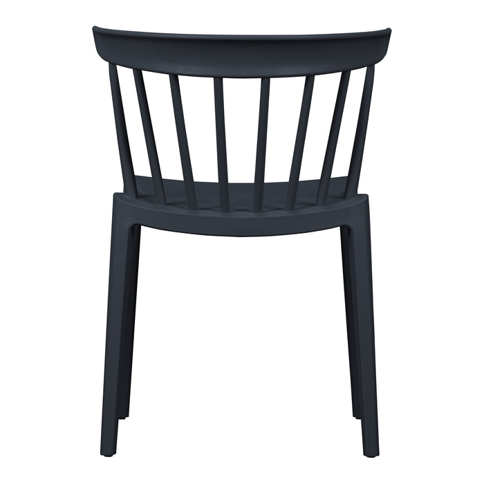 Woood Bliss Spijlenstoel - Inkt