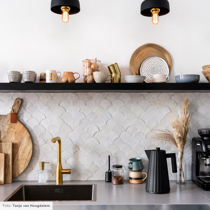 Alessi Plissé Waterkoker 1,7 L - Zwart