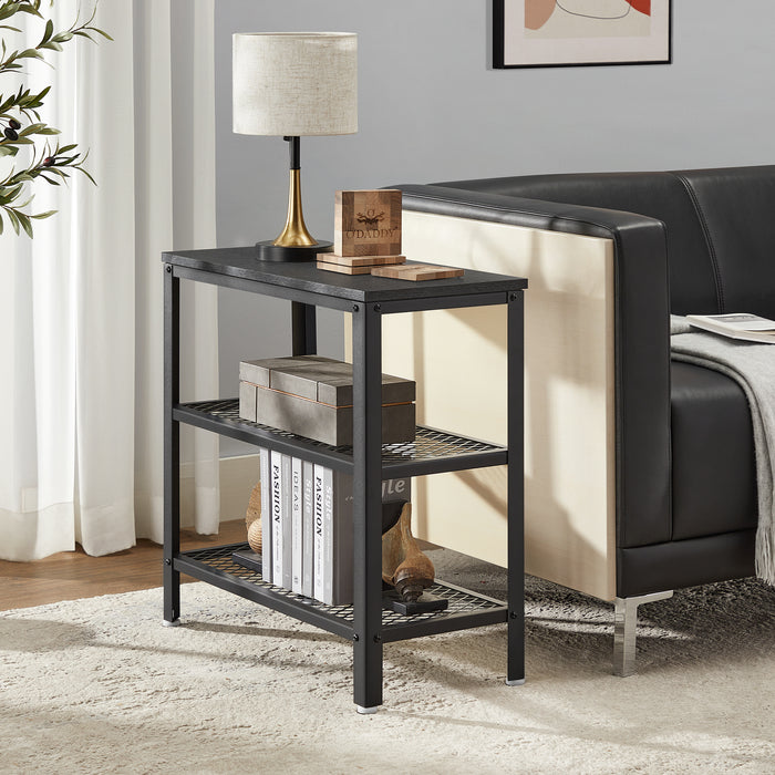 O'DADDY® Wandtafel - Sidetable Industrieel xl - 60x30x60 - donkergrijs