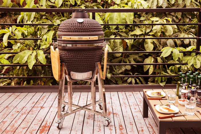 Buccan BBQ - Kamado barbecue - extra large 18" - Zwart