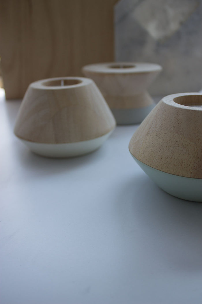 Hout Maysa Bum Theelichthouder