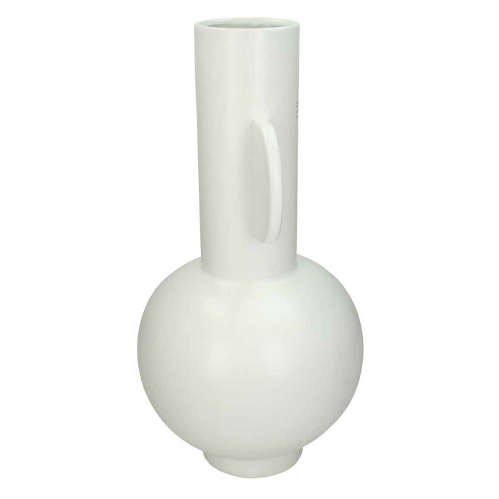 SVJ Home Decorations Vasa vaas - 42 x Ø21cm - Fijn Aardewerk - mat wit