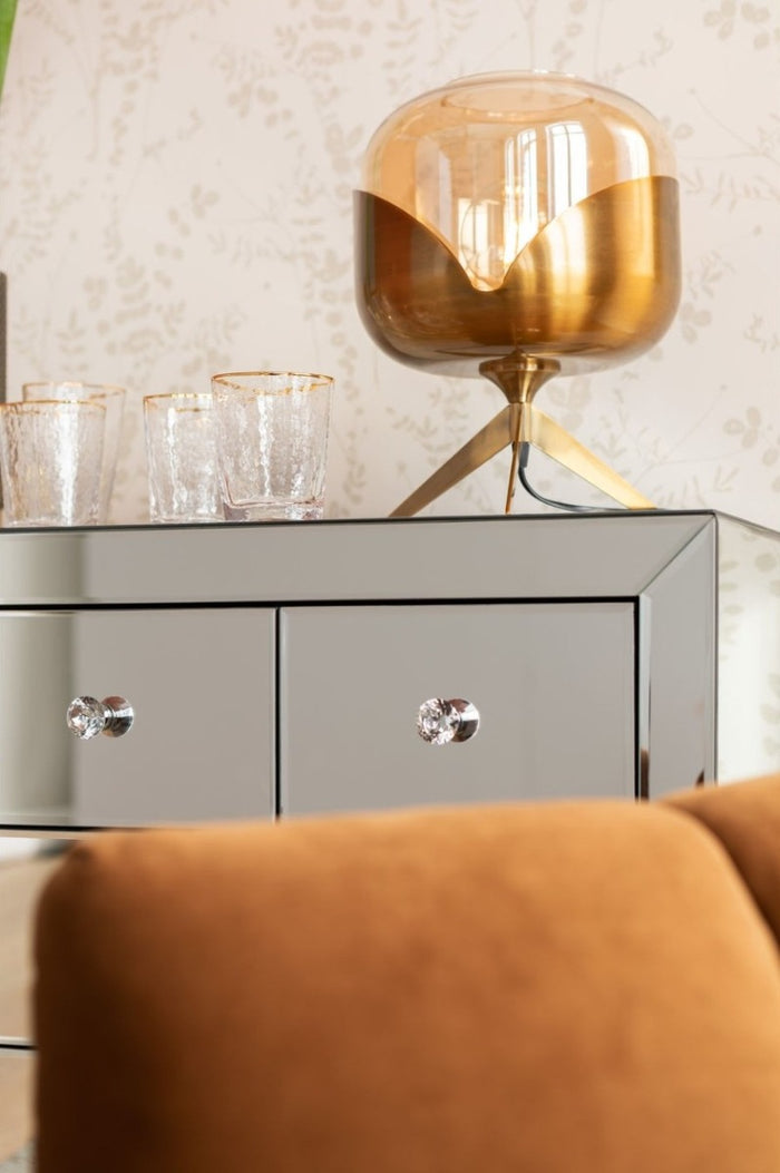 Kare Design Goblet Ball Tafellamp 1-Lichts - Goudkleurig