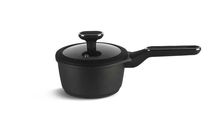 Edenberg Black Line - 10-delige Luxe Pannenset van Gesmeed Aluminium