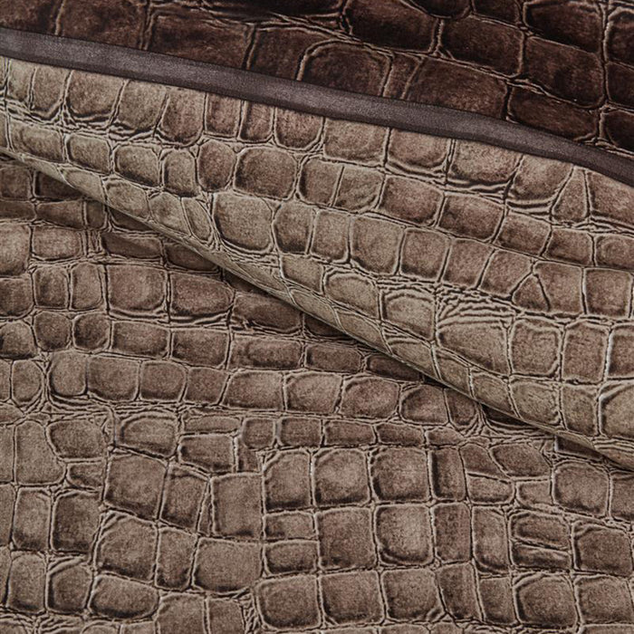 Rivièra Maison Croco Dekbedovertrek 240 x 220 cm - Bruin