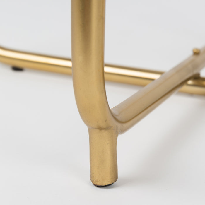 by fonQ basic Chique Bijzettafel Ø 44,5 cm - Groen