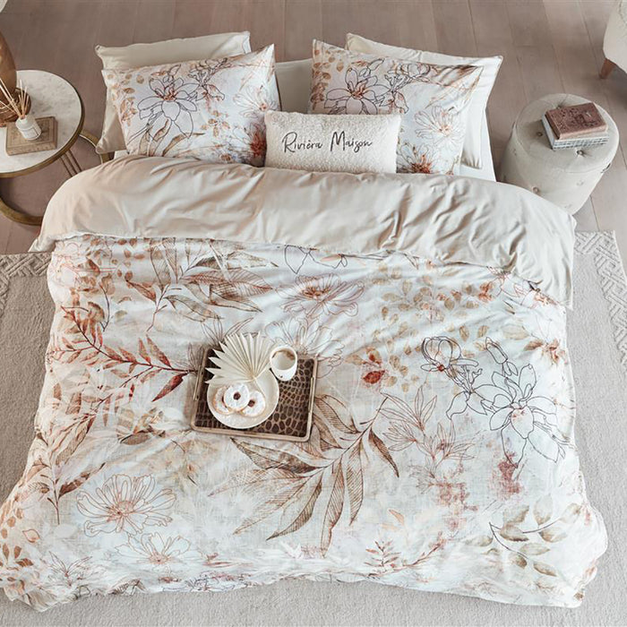 Rivièra Maison Everlasting Dekbedovertrek 200 x 220 cm - Naturel