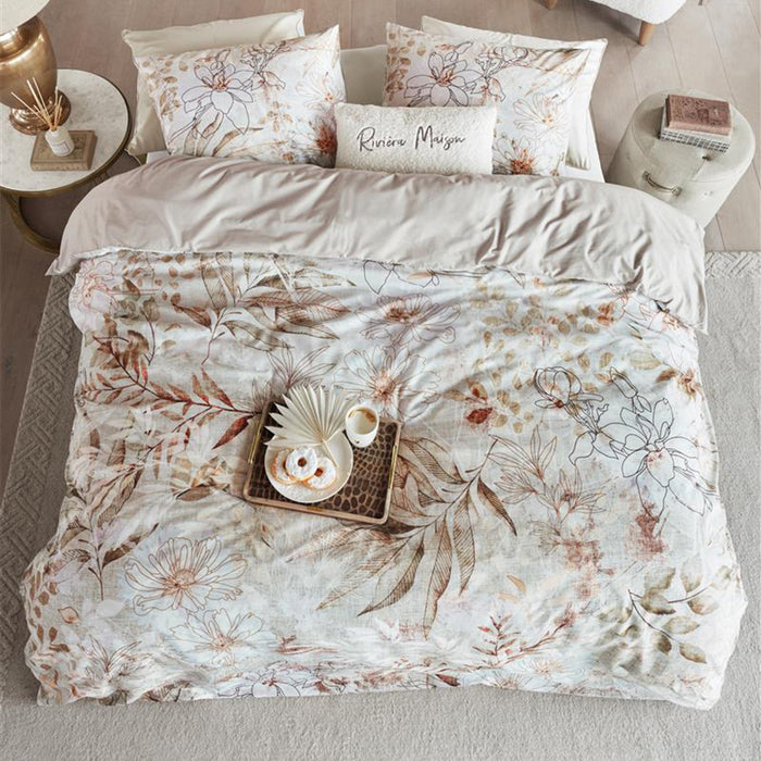 Rivièra Maison Everlasting Dekbedovertrek 200 x 220 cm - Naturel