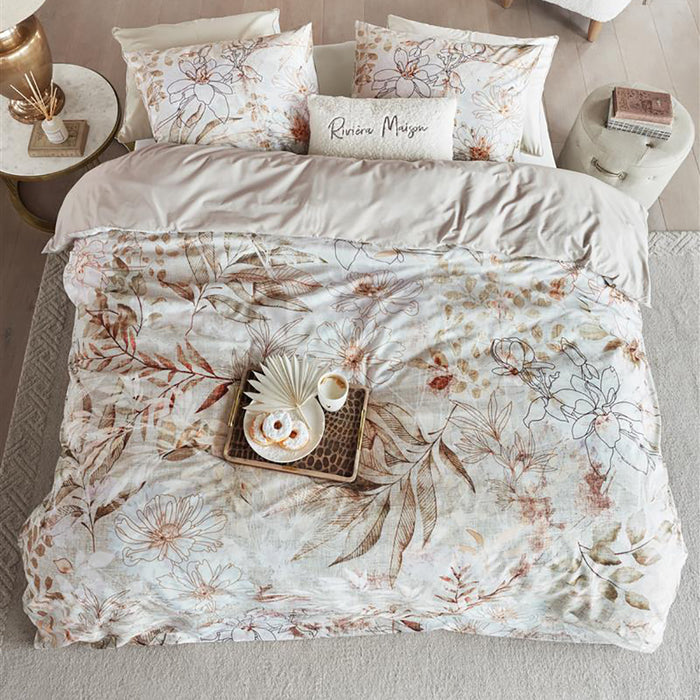 Rivièra Maison Everlasting Dekbedovertrek 240 x 220 cm - Naturel