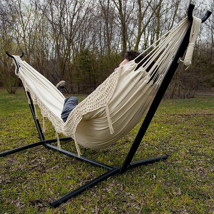 Vivere Combo Tweepersoons Hangmat met Standaard