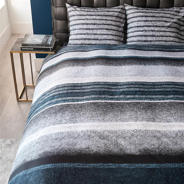 Rivièra Maison Mohair Dekbedovertrek 140 x 220 cm - Blauw