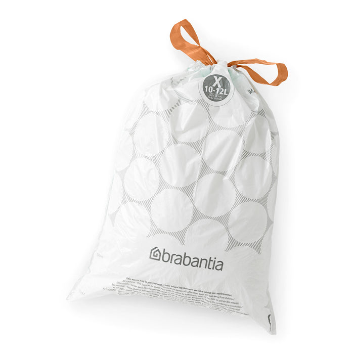 Brabantia Type X PerfectFit Afvalzak Dispenser 10-12 Liter - 40 Zakken