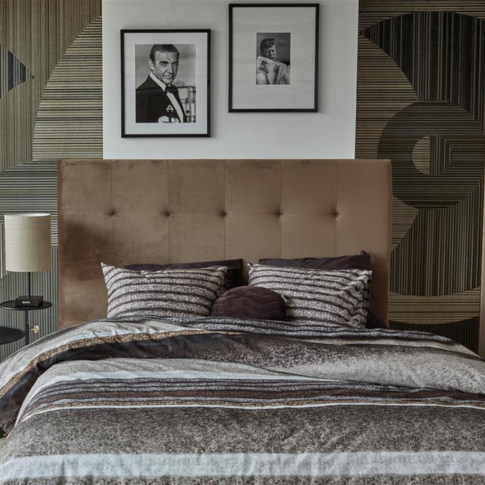 Rivièra Maison Mohair Dekbedovertrek 140 x 220 cm - Bruin