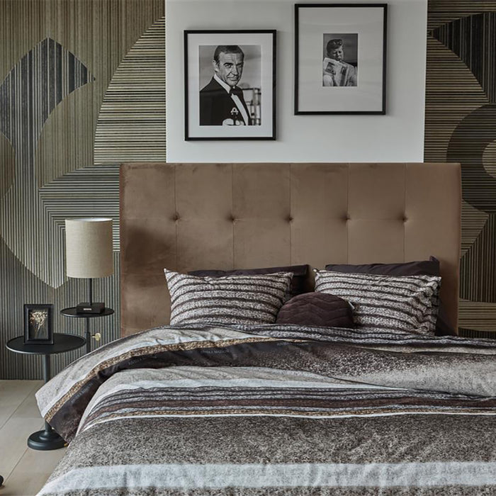 Rivièra Maison Mohair Dekbedovertrek 200 x 220 cm - Bruin