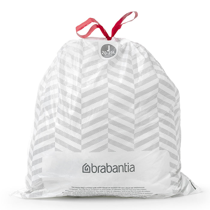 Brabantia Type J PerfectFit Jaarverpakking Afvalzak 20-25 Liter - 120 Stuks