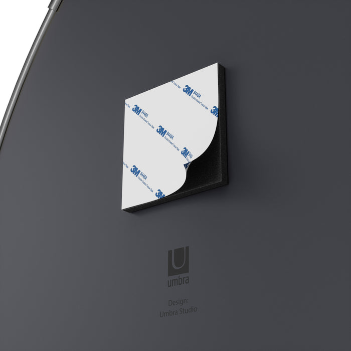 Umbra Hubba Pebble Spiegel - Set van 3 - Metallic Titanium