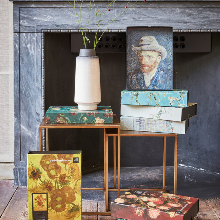 Beddinghouse x Van Gogh Museum Almond Blossom Dekbedovertrek 240 x 200|220 cm - Blauw