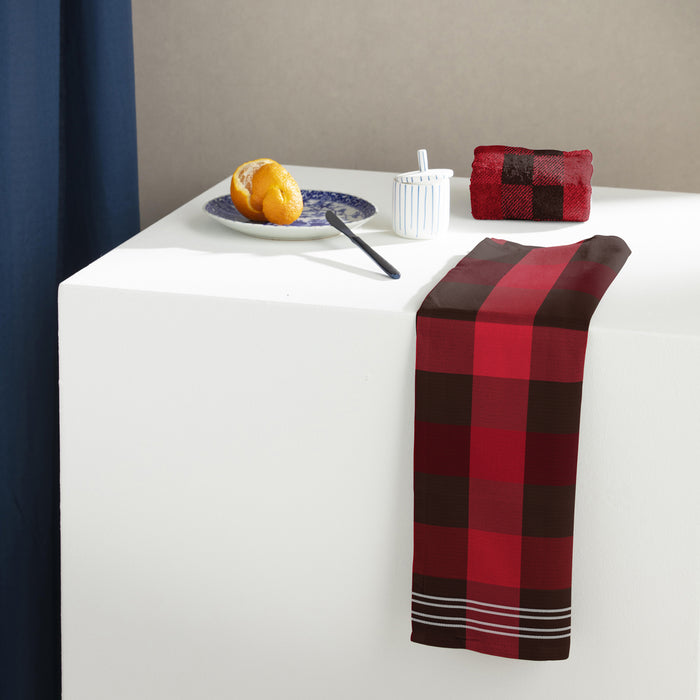 DDDDD keukendoek Feller - 50x55cm - Rood - 6 stuks