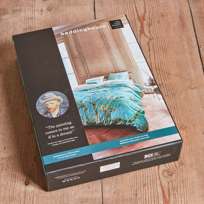 Beddinghouse x Van Gogh Museum Almond Blossom Dekbedovertrek 260 x 200/220 cm - Blauw
