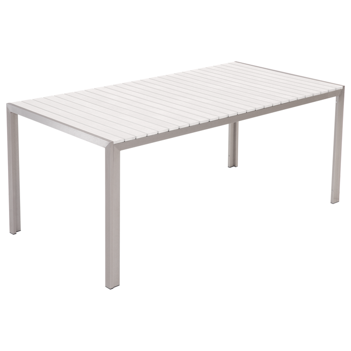 Beliani - NARDO - Tuinset voor 6 - Wit - Kunsthout