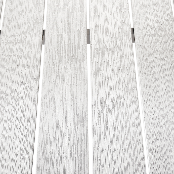 Beliani - NARDO - Tuinset voor 6 - Wit - Kunsthout