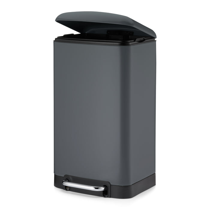 Kela Davino Pedaalemmer Silent Close 30 L - Donkergrijs