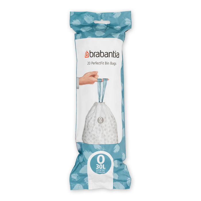Brabantia Type O PerfectFit Jaarverpakking Afvalzak 30 Liter - 120 Stuks