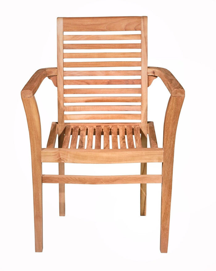 Teakea Stapelbare Teak Tuinstoel Set van 4