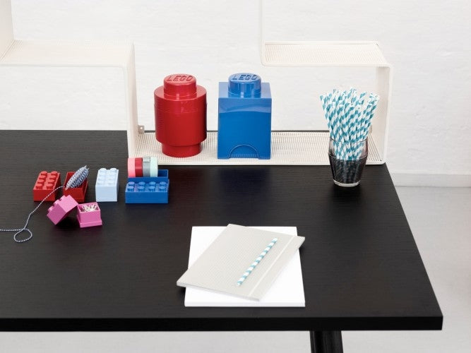 LEGO - Set van 2 - Opbergbox Mini 4, Roze - LEGO