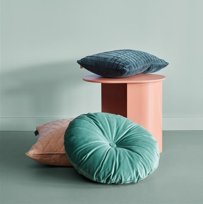 KAAT Amsterdam Mandarin Sierkussen Ø 40 cm - Grijs/Groen