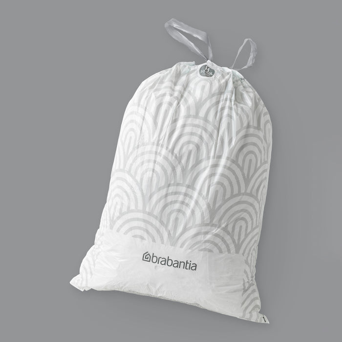Brabantia Type H PerfectFit Jaarverpakking Afvalzak 50-60 Liter - 120 Stuks