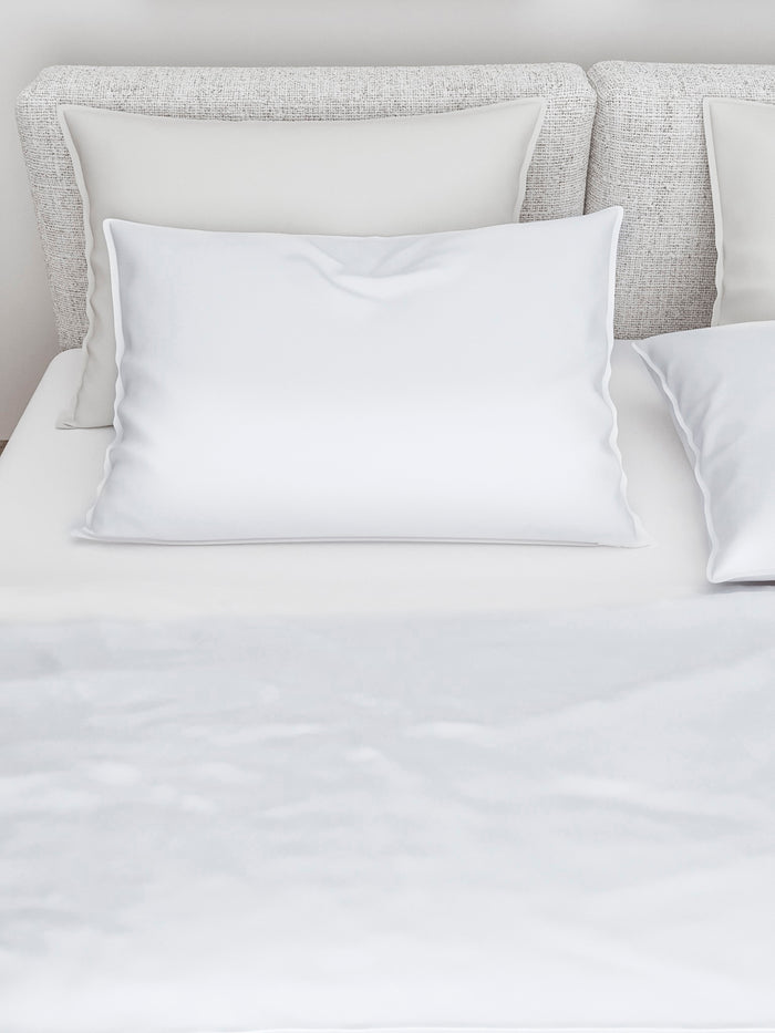 Zo Home Satinado Dekbedovertrekset Uni Katoen Satijn - white