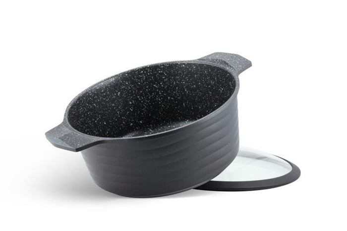 Edenberg Black Line - 10-delige Luxe Pannenset van Gesmeed Aluminium