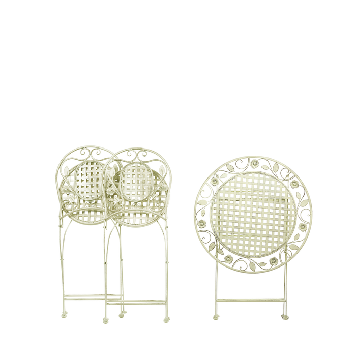 Beliani - BIVIO - Bistroset voor 2 - Groen - IJzer